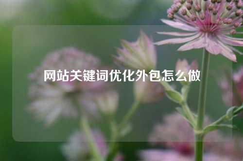 网站关键词优化外包怎么做