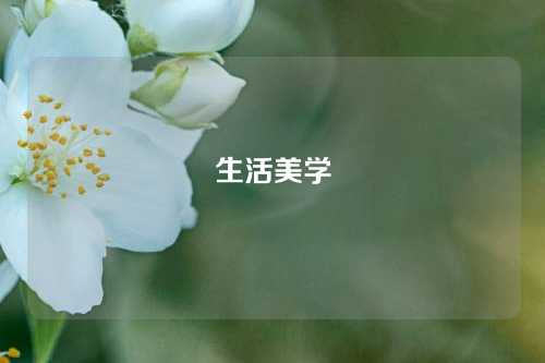 生活美学