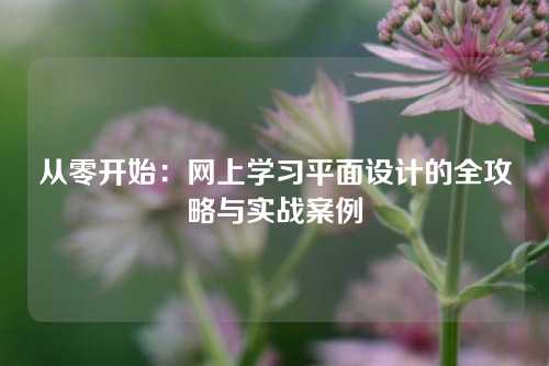 从零开始：网上学习平面设计的全攻略与实战案例