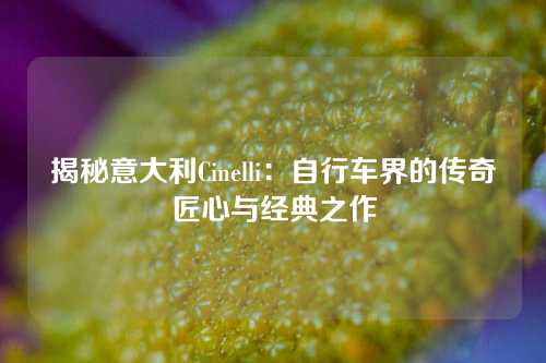 揭秘意大利Cinelli：自行车界的传奇匠心与经典之作