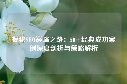 揭秘SEO巅峰之路：50+经典成功案例深度剖析与策略解析