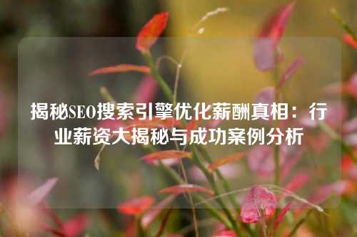 揭秘SEO搜索引擎优化薪酬真相：行业薪资大揭秘与成功案例分析