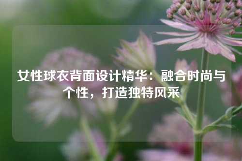 女性球衣背面设计精华：融合时尚与个性，打造独特风采